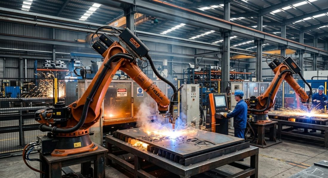 Laser cutting robots